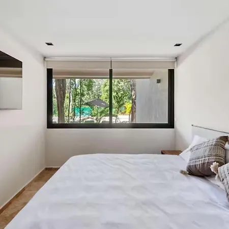 1st Flr Chic Jungle 1br Priv Pool Steam & Gym Tulum