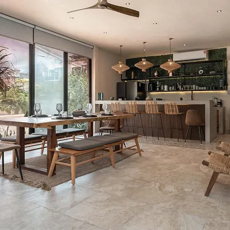 Villa Boho Chic 5 Bedroom Private Pool & Roof Bar Tulum