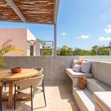 Seremonia With Rooftop Pool & Club Access Villa Tulum