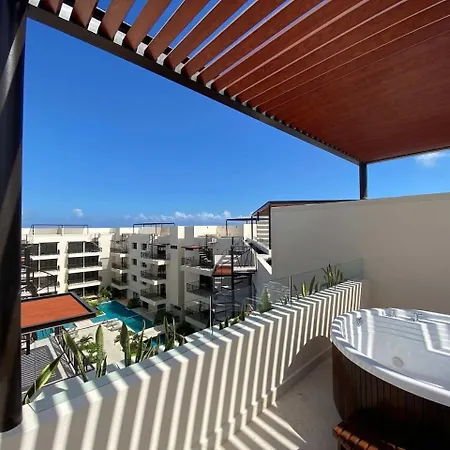 Apartment With Private Terrace And Jacuzzi In Aldea Zama Tulum