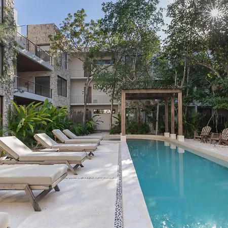 Luxury Penthouse In Tulum, Private Rooftop Jacuzzi Apartment