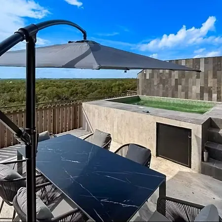 Apartment Beachside Penthouse Private Pool And Hot Tub Tulum