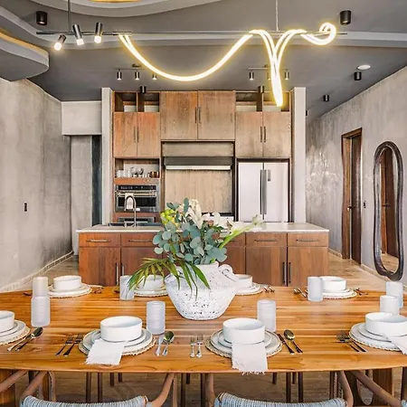 Apartment Beachfront 3br Penthouse W Private Pool Hot Tub & Gym Tulum