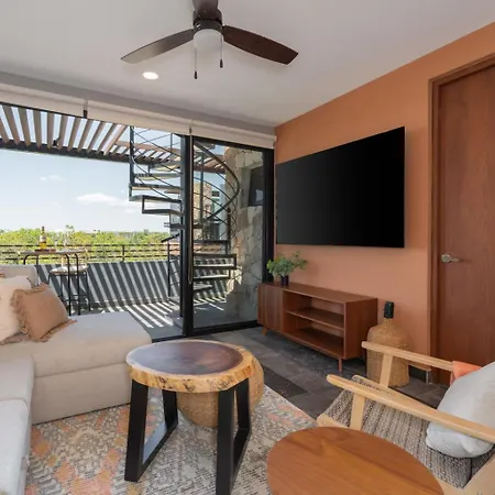 Terraza Privada Ph Con Jacuzzi Apartment Tulum