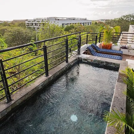 Apartment Serene 3br Penthouse W Private Pool | Roof | Gym