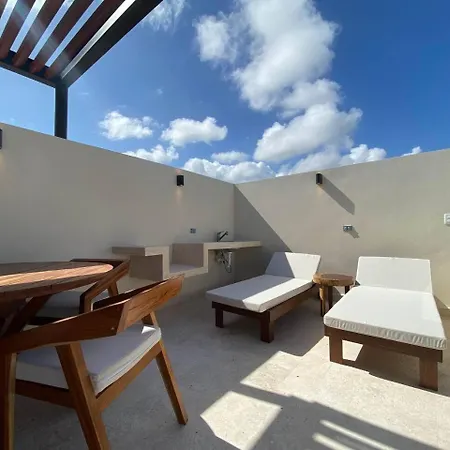 With Private Terrace And Jacuzzi In Aldea Zama Apartment *