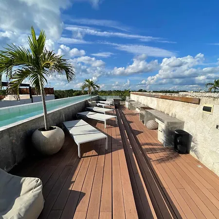 Black House - Stylish 3br In Aldea Zama With Rooftop *