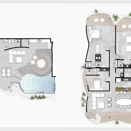 Beachfront 3br Penthouse W Private Pool Hot Tub & Gym Apartment Tulum