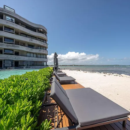 Oceanfront 3br Luxury Maiim Tankah With Pool & Gym * Tulum