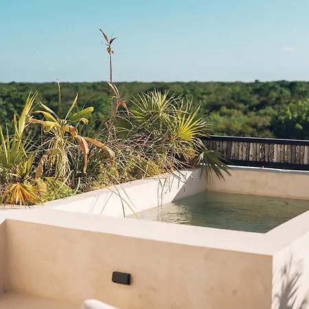 2-story Penthouse With Private Jacuzzi 5 Min Tulum