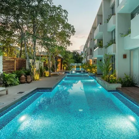 Nhoa 111b Lux 1br Pool Access In Aldea Zama Apartment