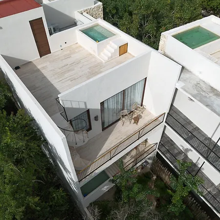 Luxury Penthouse In Tulum, Private Rooftop Jacuzzi Apartment *