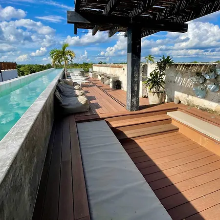 Apartment Black House - Stylish 3br In Aldea Zama With Rooftop