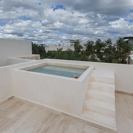 Apartment Luxury Penthouse In Tulum, Private Rooftop Jacuzzi