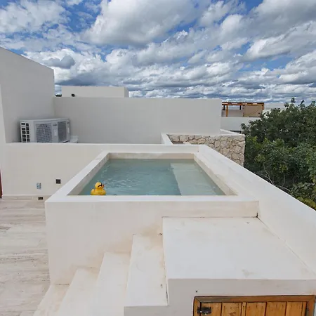 Luxury Penthouse In Tulum, Private Rooftop Jacuzzi Apartment Tulum