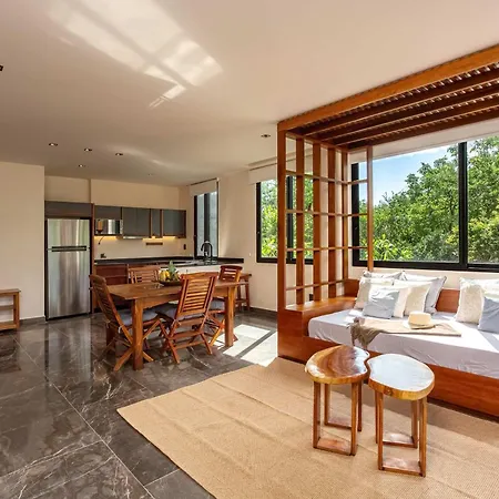 Modern 1br Jungle View Retreat In Humana With Rooftop Pool Apartment Tulum