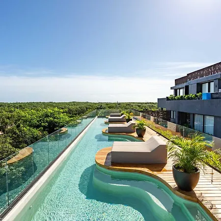 Modern 1br Jungle View Retreat In Humana With Rooftop Pool * Tulum