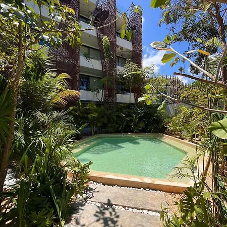Apartment Con Vista A La Piscina Tulum