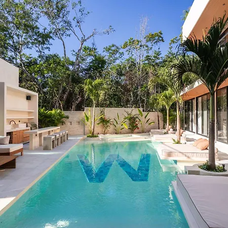 Casa W - Style 8 Bedroom With 2 Pools Villa Tulum