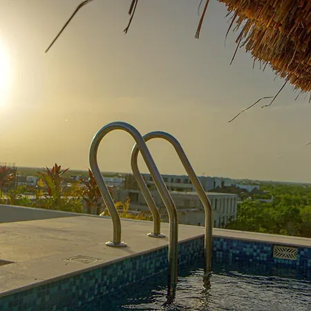 Aldea Zama Loft With Pool 10min Away From The Apartamento