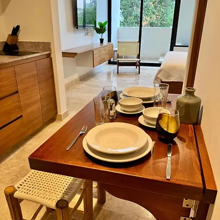 Aldea Zama Loft With Pool 10min Away From The