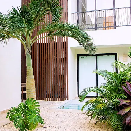 Aldea Zama Loft With Pool 10min Away From The *