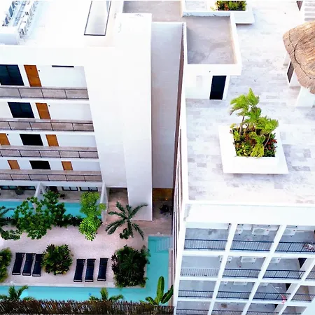 Aldea Zama Loft With Pool 10min Away From The Apartamento