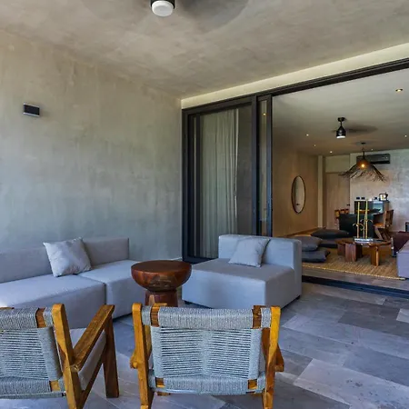 Luxury Beachfront 3br Apartment Tulum