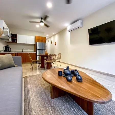 Apartment Chic Retreat With Wellness Amenities Tulum