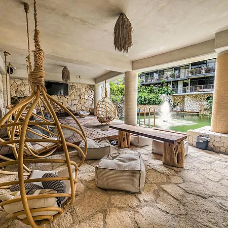 Nuju Xalet - Cenote Pool Jacuzzi & Sauna Apartment