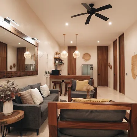 Holiday home Stylish 3bd3ba In Tulum's Neighborhood