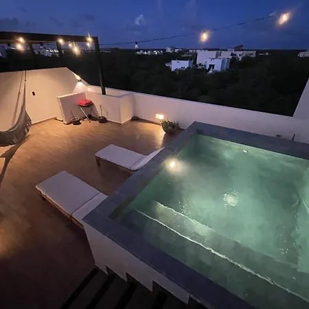 Sky Pool - 4 Guests - Near The Apartment Tulum