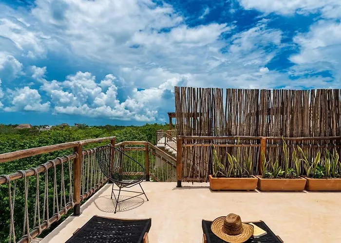 @Villa.Akbal- 2Bd Rooftop W/ Open Dinning Room