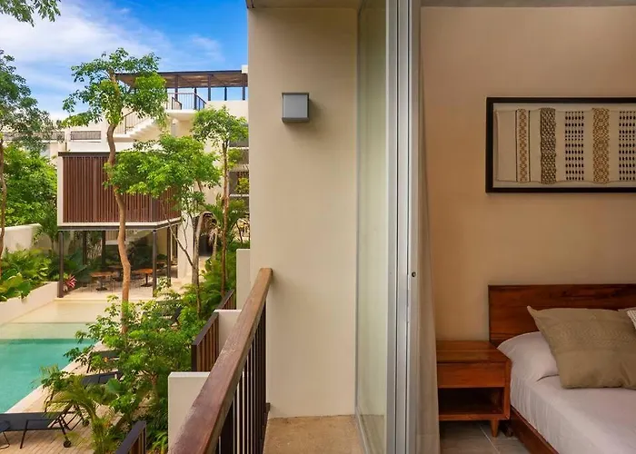 Modern Studio W Balcony & Pool La Veleta, - Tulum - A207