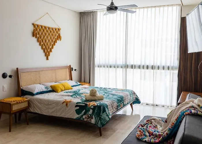 Cozy Studio In Aldea Zama 10 Min From The Beach