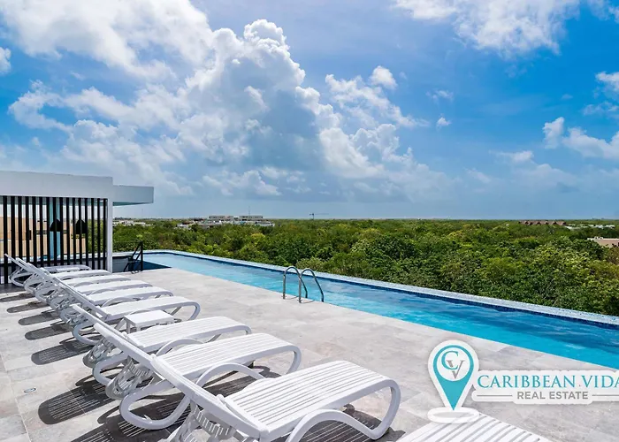 Stylish Sexy 1 Bd W/ Private Pool & Rooftop Pool