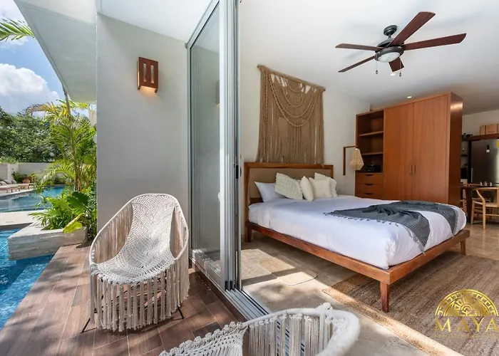 Nhoa 107B Lux 1Br Condo Pool Access In Aldea Zama