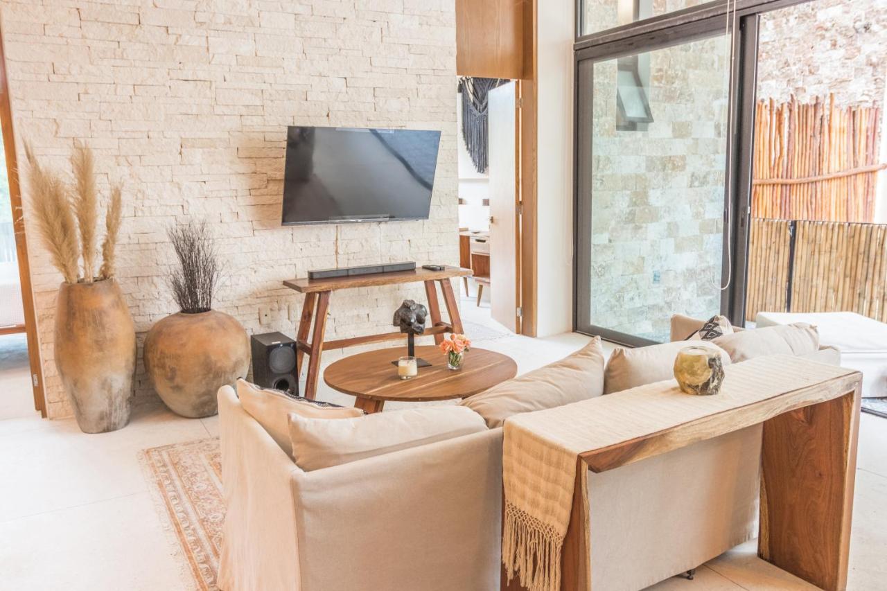 Lovely & Boho-style 2br Aldea Zama Insta-worthy Pool, Uncovered Patio & Terrace Tulum