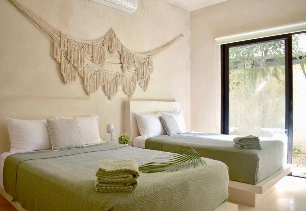 Apartment Chic-modern Apt W/pool, Garden, Parking & 3 Bikes Tulum