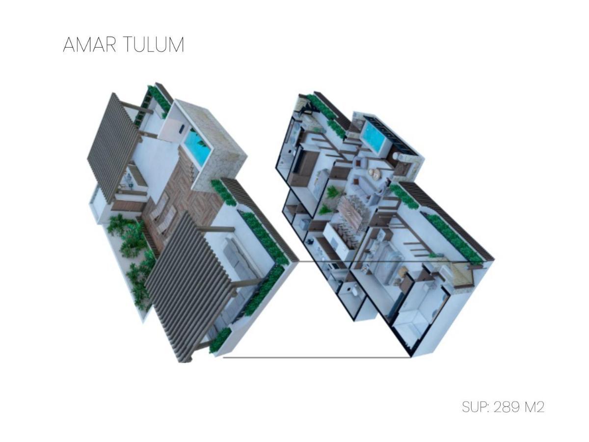 Apartment 2br Luxury Penthouse With Heated Jacuzzi Rooftop Pool - Amar 203 Tulum