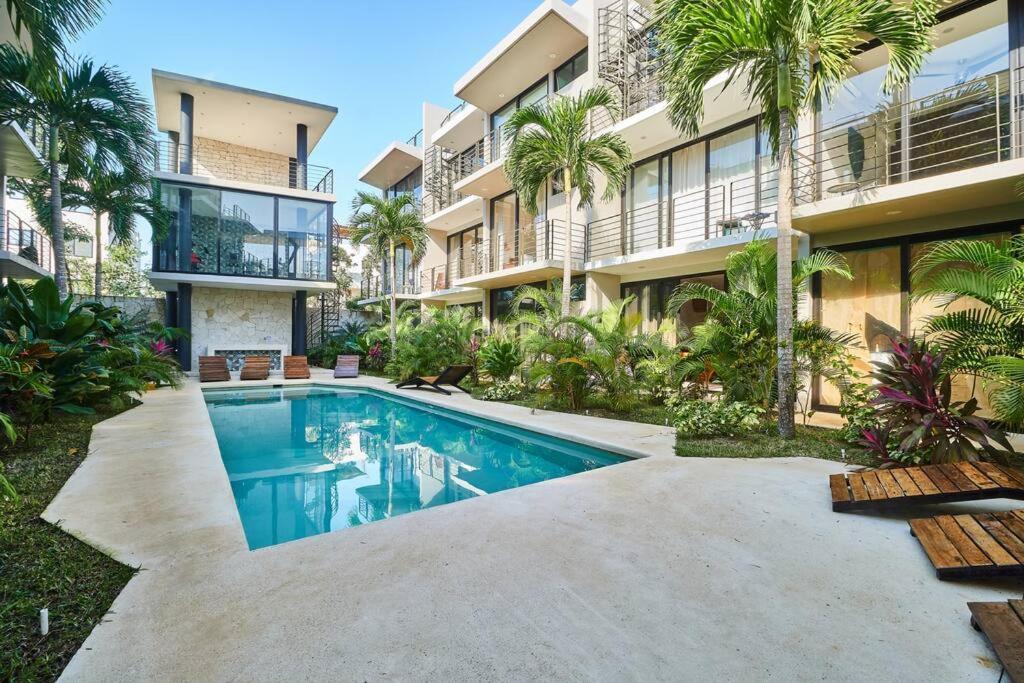 308 Amena Modern Penthouse W/gym And Private Pool&rooftop Apartment Tulum