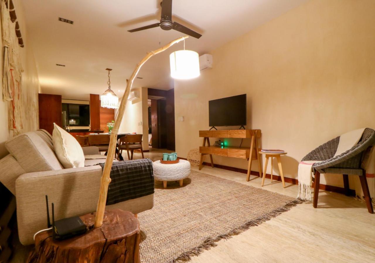 Departamento 2 Recamaras Con Alberca Privada A 10 Minutos De La Playa Apartamento *