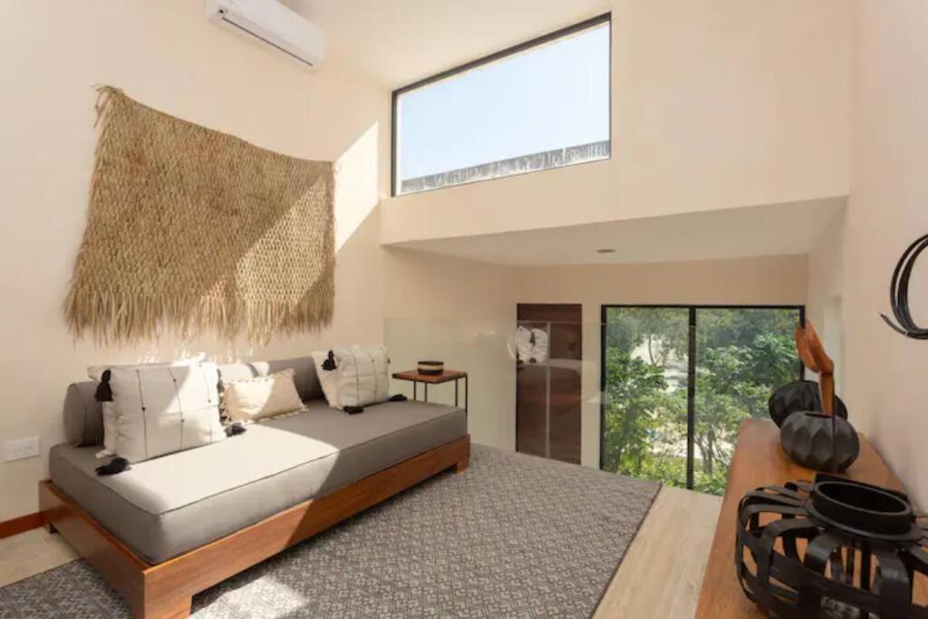 Jungle Penthouse With *private Plunge Pool*/aldea Zama Apartamento Tulum