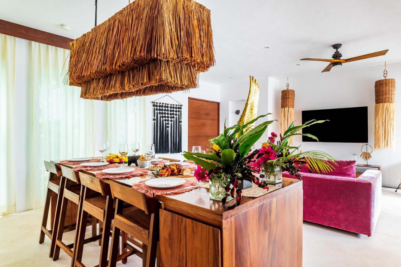 Villa Ek'balam & Flamingo, Luxury Villas, Private Pool, Private Garden, Jacuzzi, 24h Security Tulum