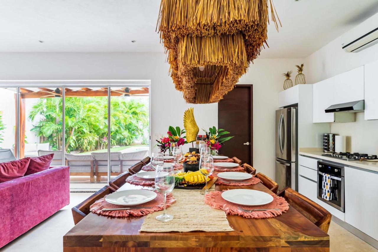 Ek'balam & Flamingo, Luxury Villas, Private Pool, Private Garden, Jacuzzi, 24h Security