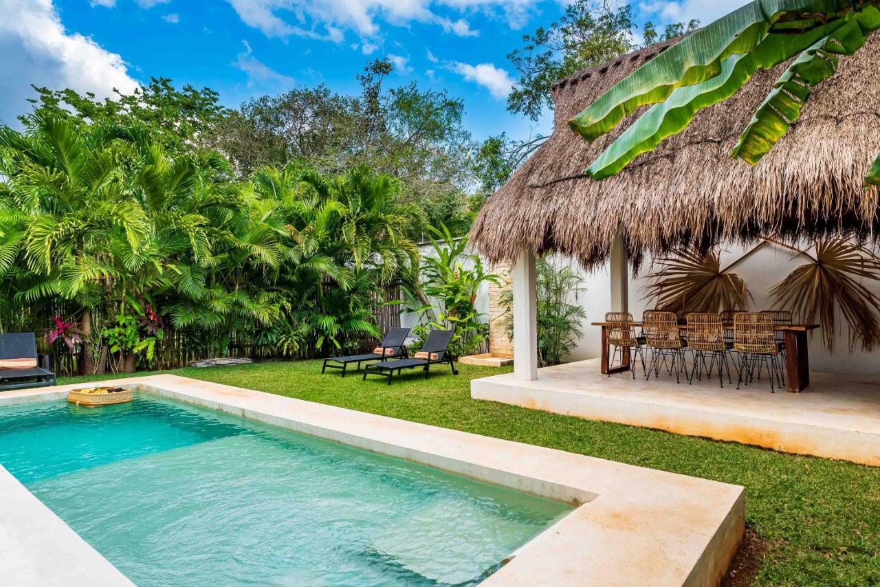 Ek'balam & Flamingo, Luxury Villas, Private Pool, Private Garden, Jacuzzi, 24h Security