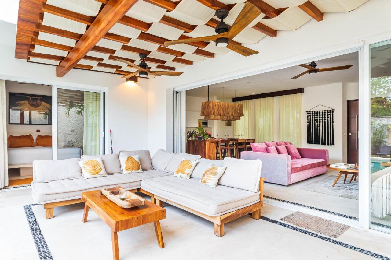 Villa Ek'balam & Flamingo, Luxury Villas, Private Pool, Private Garden, Jacuzzi, 24h Security Tulum