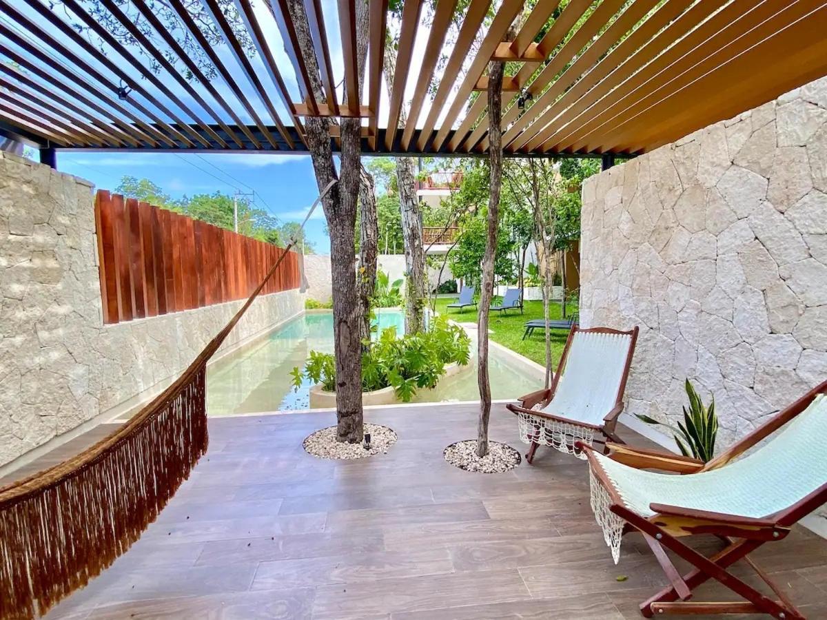 Сasa de vacaciones Loft Increíble King Size Alberca Infinita,gym En Medio De La Selva Tulum