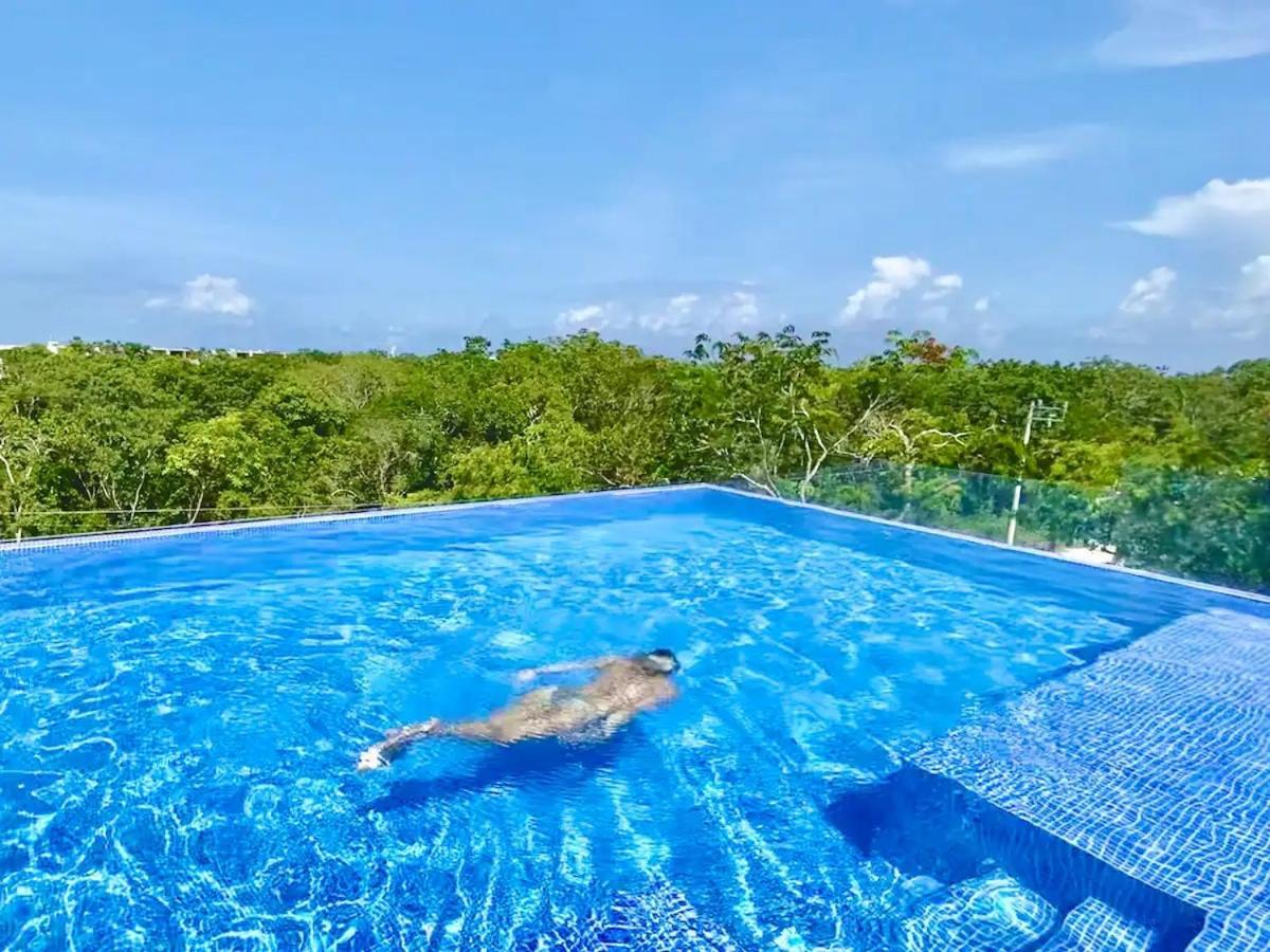 Loft Increíble King Size Alberca Infinita,gym En Medio De La Selva Сasa de vacaciones *