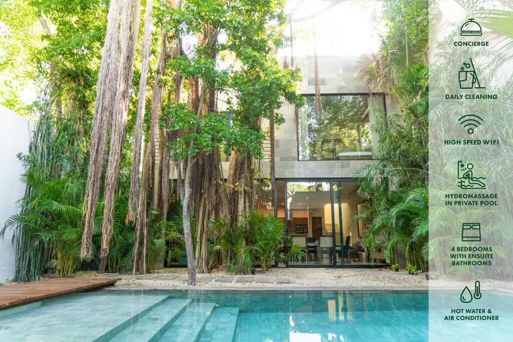 Enjoy Nature At Villa With 100 Year Old Tree, Private Pool & Concierge Service Villa Tulum